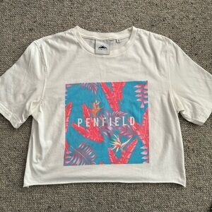 [PENFIELD] Tropical Print Crop T-shirt